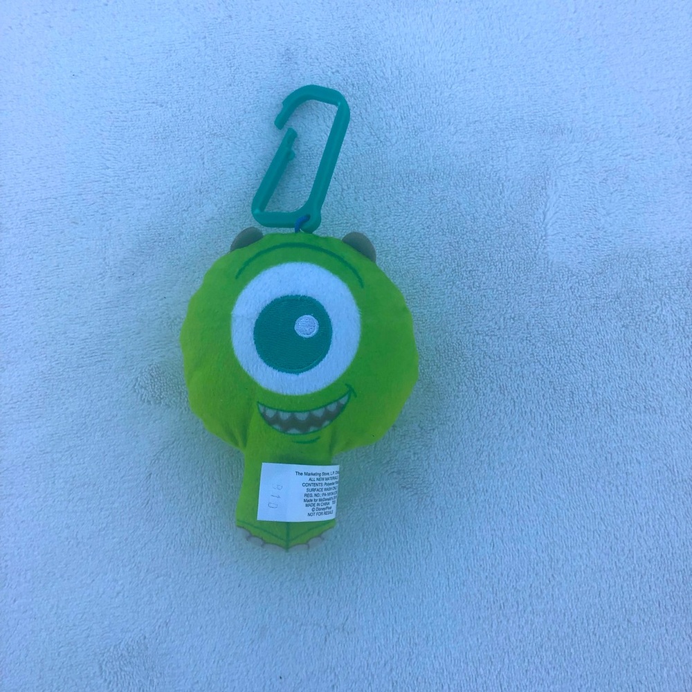 Mike Wazowski Plush Figure Key Chain Holder